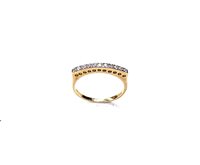 Anello Stocco Gioielli Donna in Oro bianco Zircone ANS19 - ANS19